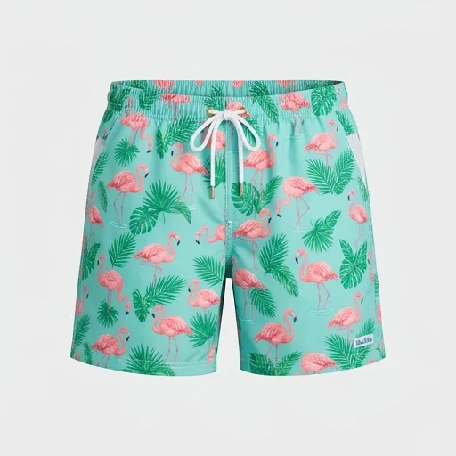 Chubbies Flamingo Print Swim Trunk