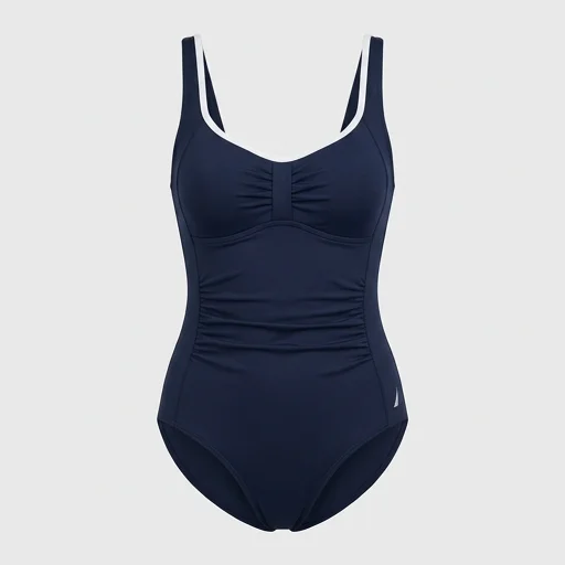 Nautica Women's Tummy Control One Piece Swimsuit