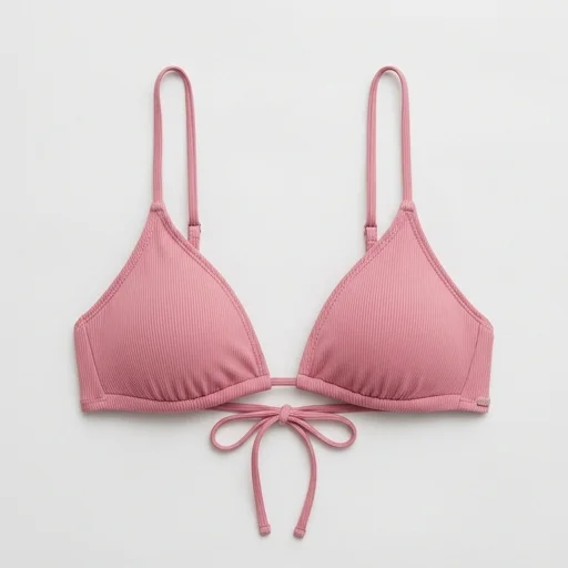 Aerie Ribbed Triangle Bikini Top