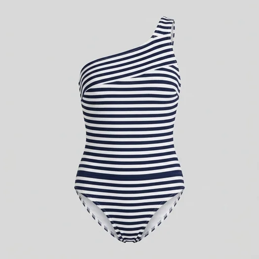 Solid & Striped Riviera One Shoulder Swimsuit